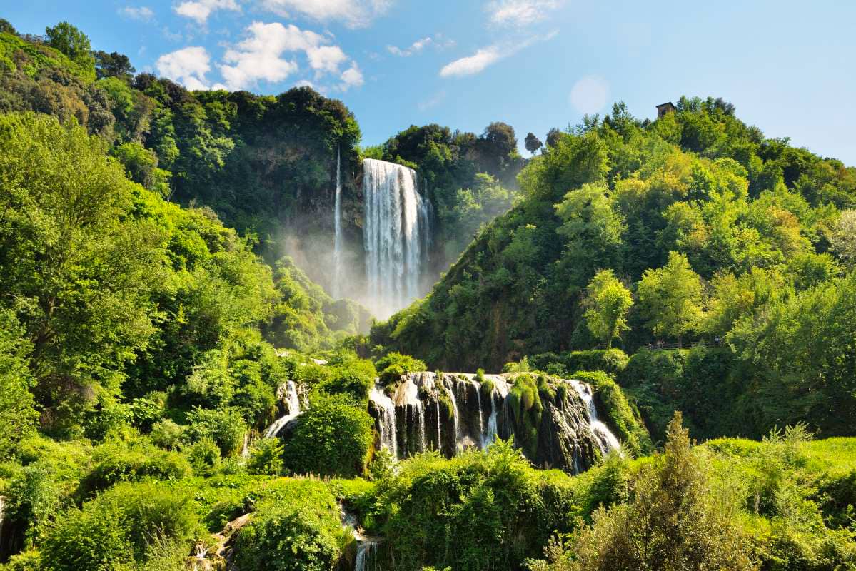 What to see in Umbria: Marmore Falls 